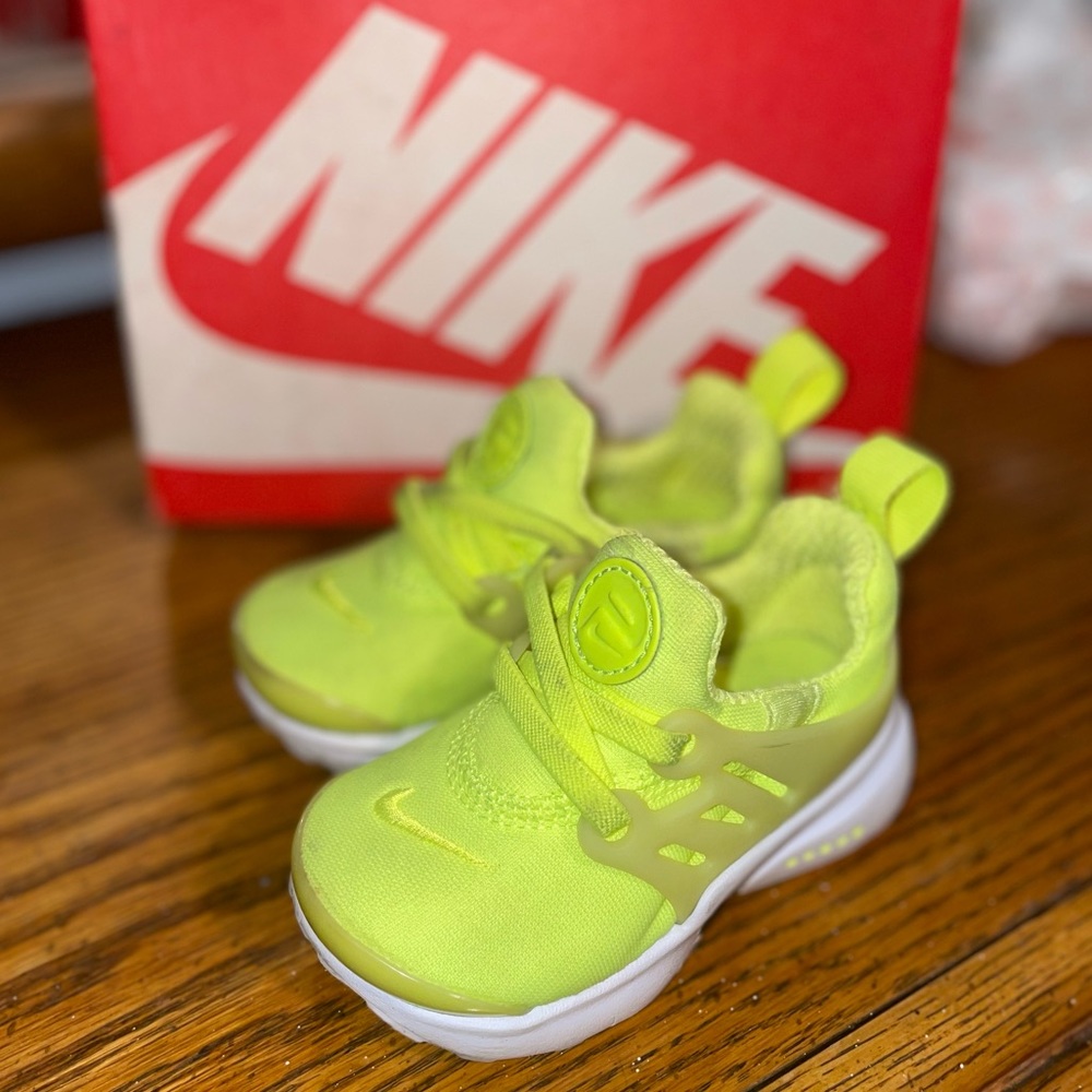 Lime Green “Toddler” Nike Presto